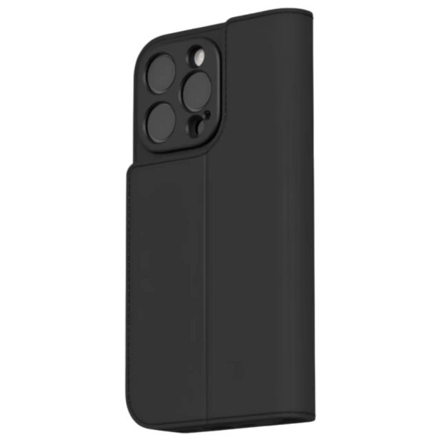 Чехол-книжка Moshi Overture для iPhone 16 Pro Charcoal Black with MagSafe (99MO241211)