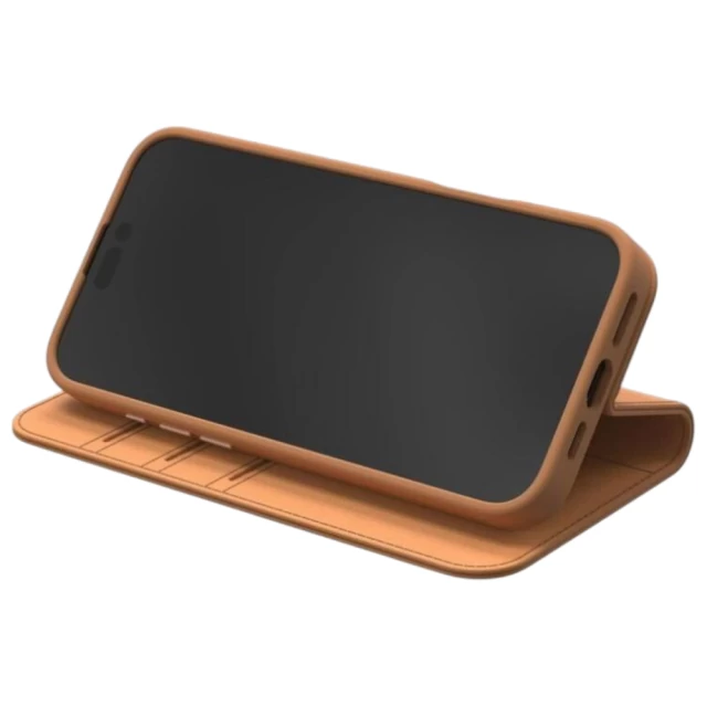 Чехол-книжка Moshi Overture для iPhone 16 Pro Caramel Brown with MagSafe (99MO241213)