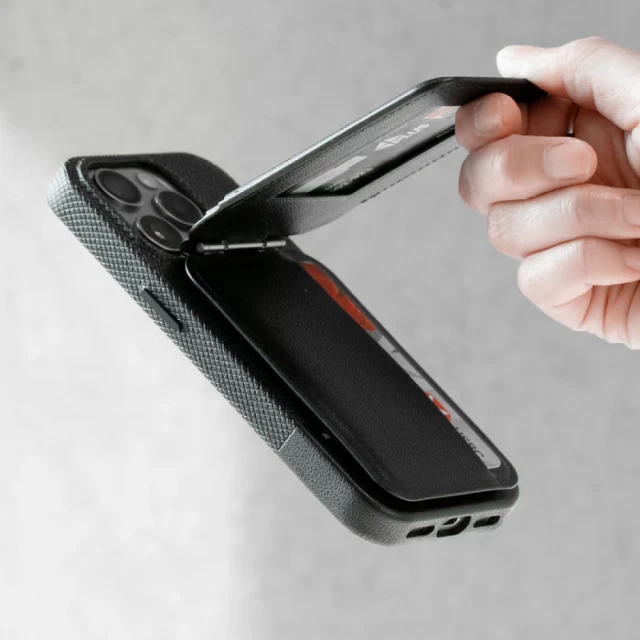 Кошелек Native Union Active Wallet Stand Magnetic Black with MagSafe (ACT-BLK-WAL)