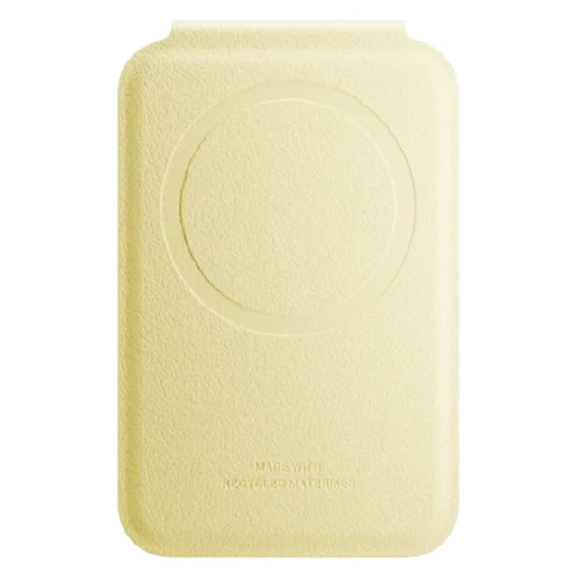 Кошелек Native Union Active Wallet Stand Magnetic Lemon with MagSafe (ACT-LMO-WAL)