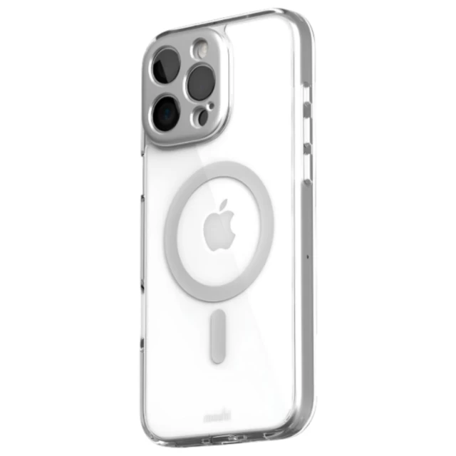 Чехол Moshi iGlaze Slim Hardshell Case для iPhone 16 Pro Max Luna Silver with MagSafe (99MO241014)