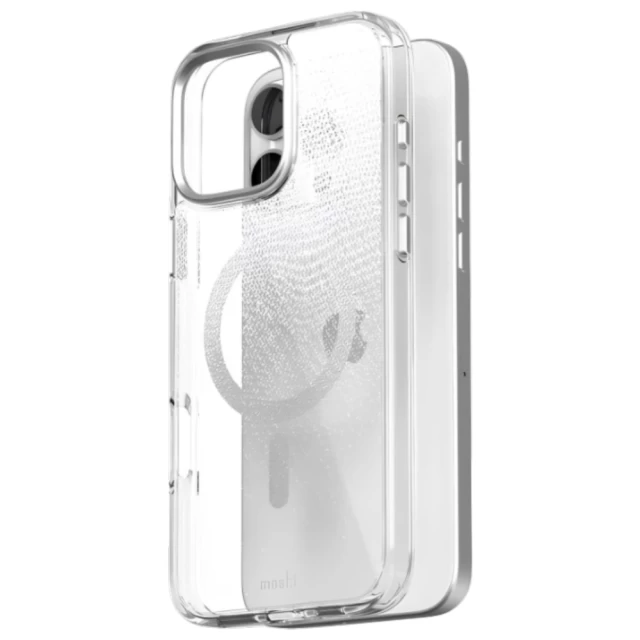 Чехол Moshi iGlaze Hardshell для iPhone 16 Pro Max Mist White with MagSafe (99MO241016)