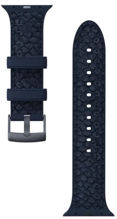 Ремешок Elements Njord Salmon Leather Strap для Apple Watch 49 | 45 | 44 | 42 mm Petrol (SL14121) - 1