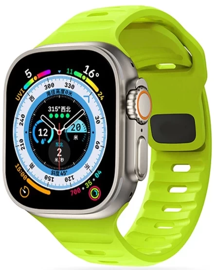 Ремінець Upex IconBand для Apple Watch 42 | 44 | 45 | 49 mm Lime (UP129604) - 2