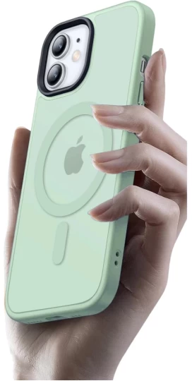Чехол для iPhone 11 Pro Max WAVE Matte Insane Case with Magnetic Ring Mint - 1