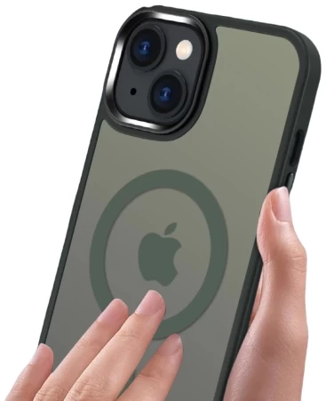 Чохол Upex UltraMat для iPhone 15 Pro Dark Green with MagSafe (UP172229) - 1