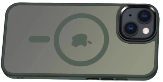 Чехол Upex UltraMat для iPhone 15 Plus Dark Green with MagSafe (UP172225) - 3