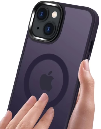 Чохол Upex UltraMat для iPhone 15 Pro Deep Purple with MagSafe (UP172230) - 1