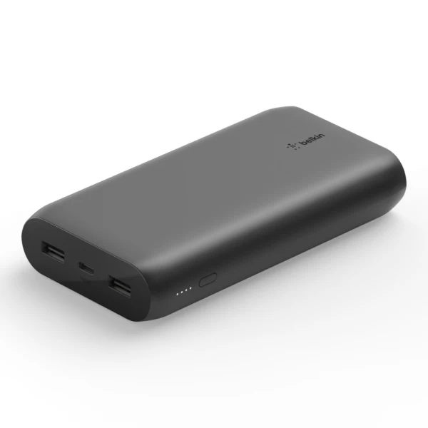 Портативное зарядное устройство Belkin 10000mAh 15W Dual USB-A USB-C Black (BPB011BTBK) - 1