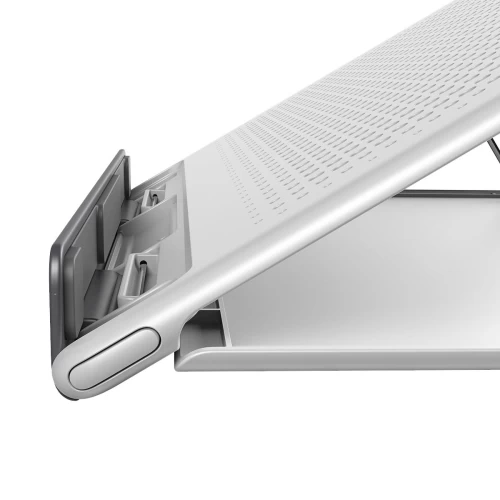 Підставка Baseus для ноутбука Let's Go Mesh Portable Laptop Stand White+Gray (SUDD-2G) - 1