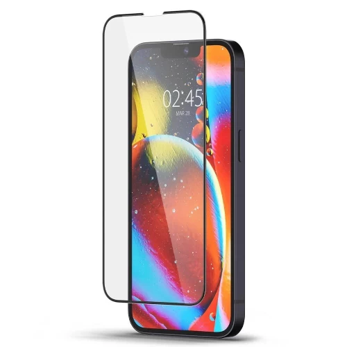 Защитное стекло Spigen для iPhone 13 mini Full Cover Black (AGL03404) - 1