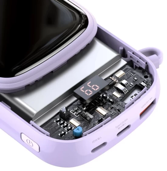 Портативний зарядний пристрій Baseus Q Pow 20000 mAh 22.5W with USB-C Cable Purple (PPQD-I05) - 2