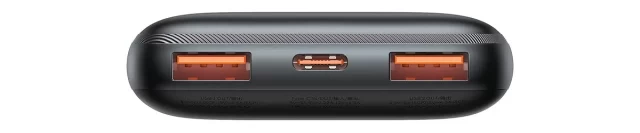 Портативное зарядное устройство Baseus Bipow Pro 10000 mAh 22.5W with USB-A to USB-C 0.3m Cable Black (PPBD040001) - 3