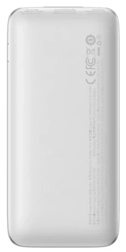 Портативний зарядний пристрій Baseus Bipow Pro 10000 mAh 22.5W with USB-A to USB-C 0.3m Cable White (PPBD040002) - 2