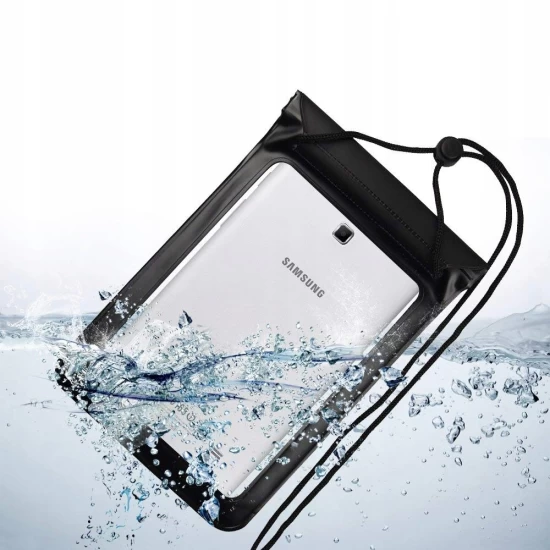 Водонепроницаемый чехол HRT Universal Waterproof Case Pouch Dry Bag 8" Black (7426825349781) - 2