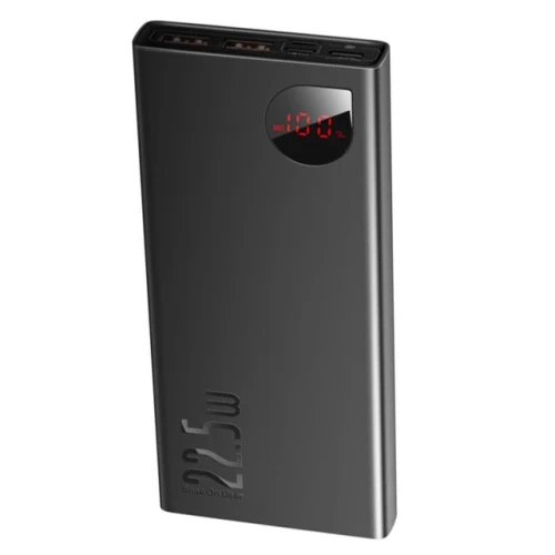 Портативное зарядное устройство Baseus Adaman Power Delivery Quick Charge 10000 mAh 22.5W Black (PPAD000001) - 1