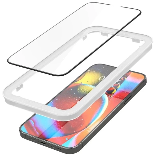 Захисне скло Spigen для iPhone 13 | 13 Pro ALM Glass FC (2 pack) Black (AGL03387) - 1