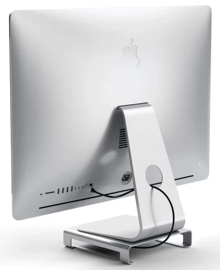 USB-хаб Satechi Aluminum Monitor Stand Hub Silver for iMac (ST-AMSHS) - 1