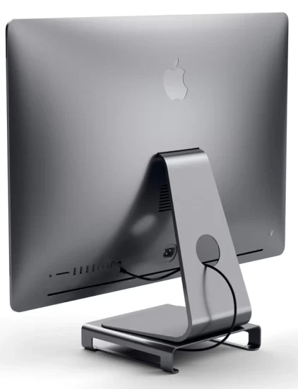 USB-хаб Satechi Aluminum Monitor Stand Hub Space Gray for iMac (ST-AMSHM) - 1