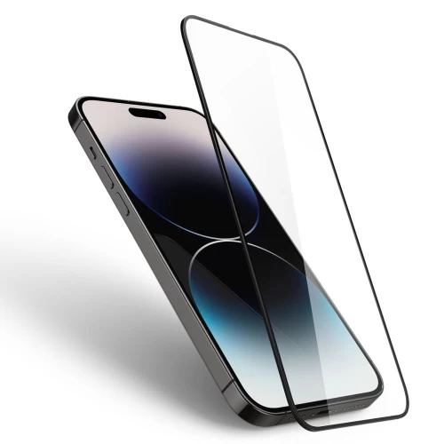 Защитное стекло Spigen для iPhone 14 Pro GLAS.FC Black (AGL05221) - 2