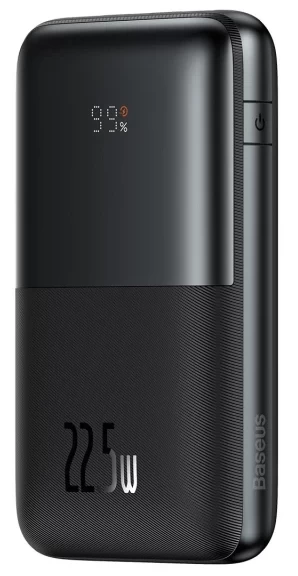 Портативний зарядний пристрій Baseus Bipow Pro 20000 mAh 22.5W with USB-A to USB-C 0.3m Cable Black (6932172610746) - 1