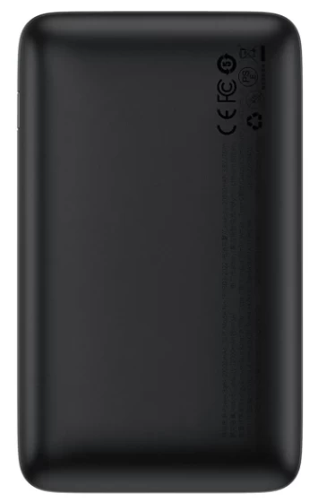 Портативное зарядное устройство Baseus Bipow Pro 20000 mAh 22.5W with USB-A to USB-C 0.3m Cable Black (6932172610746) - 2