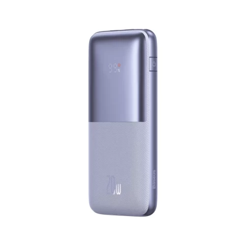 Портативное зарядное устройство Baseus Pro 20W 10000mAh with USB Type A to USB Type C 0.3m Violet (PPBD040205) - 1