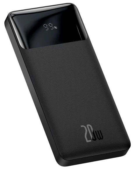 Портативное зарядное устройство Baseus Bipow Fast Charging 20000 mAh 20W with USB-A to Micro-USB 0.25m Cable Black (PPBD050501) - 1