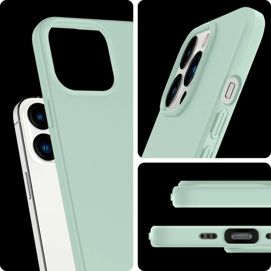 Чохол Spigen для iPhone 12 Pro Max Thin Fit Metal Slate (ACS02293) - 1