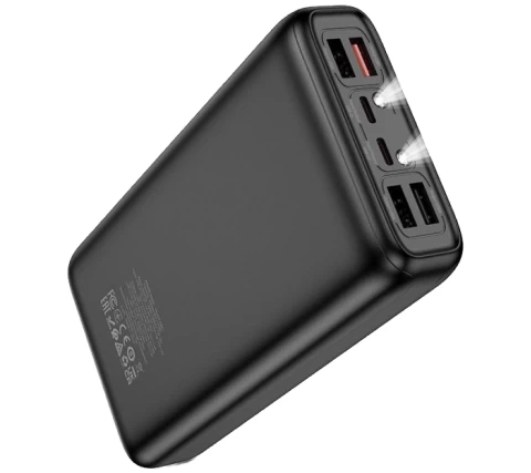 Портативний зарядний пристрій HOCO DB81 Apollo 30000 mAh 65W PD with PB/Lamp Black - 3