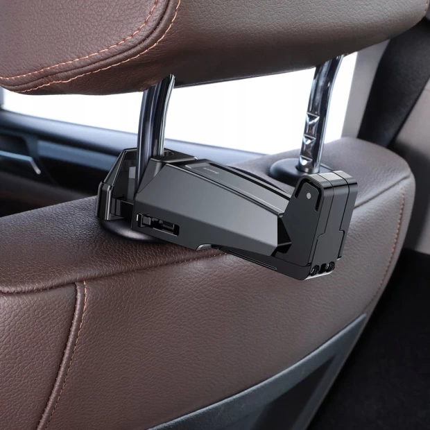 Автодержатель Baseus Back Seat Hook Holder Black (SUHZ-A01) - 3