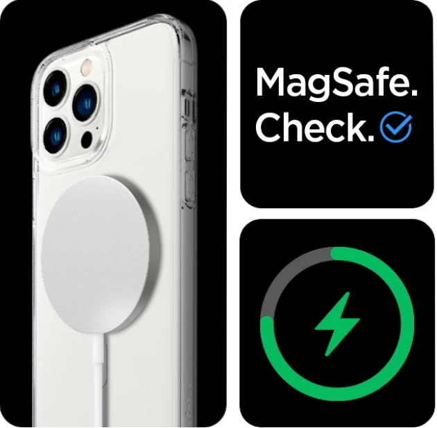 Чехол Spigen для iPhone 12 | 12 Pro Ultra Hybrid White with MagSafe (ACS02625) - 1