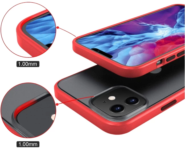 Чехол iPaky Cucoloris для iPhone 12 | 12 Pro Red - 1