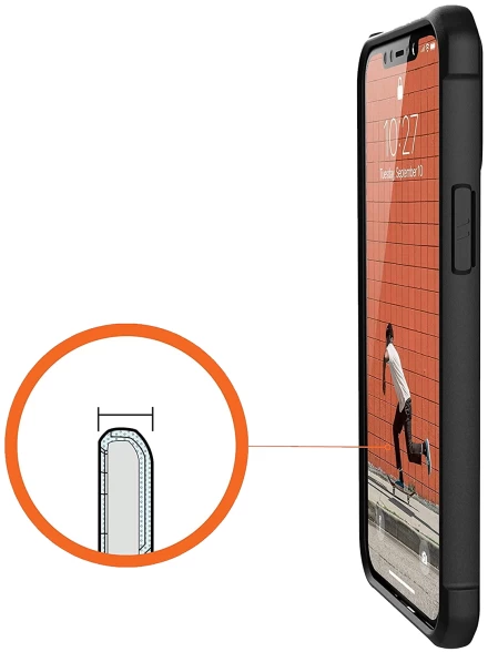 Чехол UAG Metropolis LT Kevlar Black для iPhone 13 Pro Max (11316O113940) - 2
