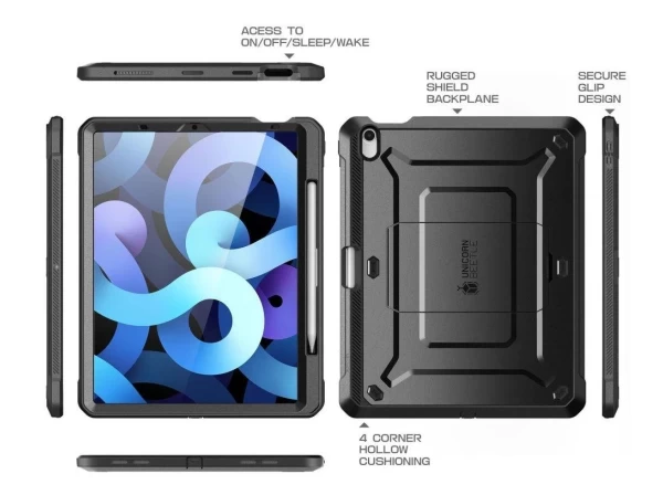 Чохол Supcase Unicorn Beetle PRO для iPad Air 5 2022 | iPad Air 4 2020 Black (843439134201) - 2
