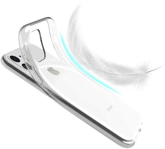 Чехол силиконовый Baseus Simplicity Series для iPhone 11 Transparent (ARAPIPH61S-02) - 3
