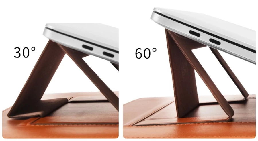 Чехол-папка WIWU Skin Pro Stand Sleeve для MacBook Pro 15 (2016-2019) Black - 1