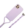 Экологичный чехол со шнуром Upex ECOBODY Series для iPhone 12 mini Lavender Soap (UP34258)