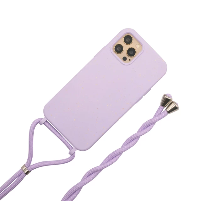 Екологічний чохол зі шнуром Upex ECOBODY Series для iPhone 12 mini Lavender Soap (UP34258)