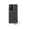 Чехол Guess 4G Charms Collection для Samsung Galaxy S21 Ultra G998 Grey (GUHCS21LGF4GGR)