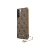 Чохол Guess 4G Charms Collection для Samsung Galaxy S21 G991 Brown (GUHCS21SGF4GBR)