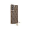 Чохол Guess 4G Charms Collection для Samsung Galaxy S21 G991 Brown (GUHCS21SGF4GBR)