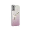 Чехол Guess Glitter Gradient Script для Samsung Galaxy S21 G991 Pink (GUHCS21SPCUGLSPI)