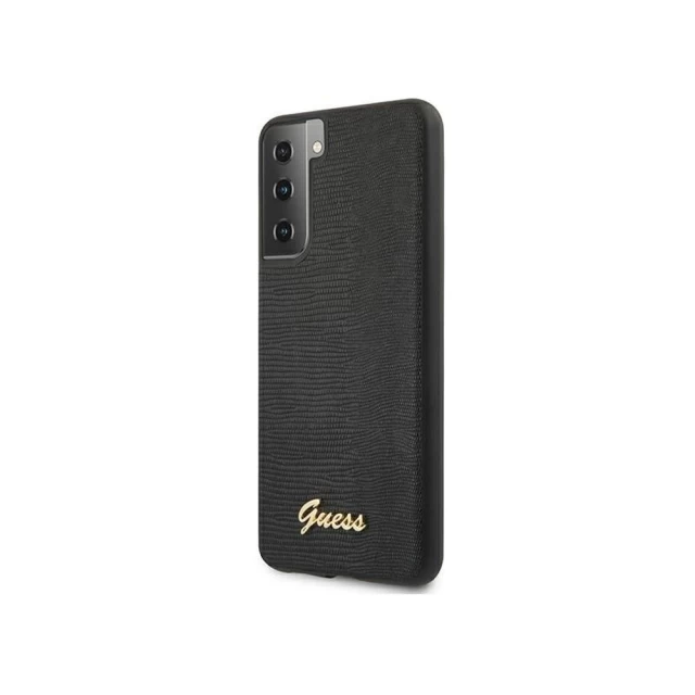 Чохол Guess Lizard Collection для Samsung Galaxy S21 G991 Black (GUHCS21SPCUMLLIBK)