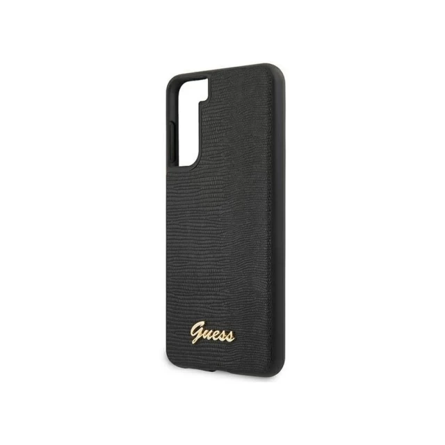 Чехол Guess Lizard Collection для Samsung Galaxy S21 G991 Black (GUHCS21SPCUMLLIBK)