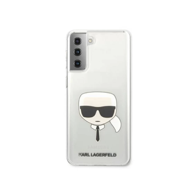 Чохол Karl Lagerfeld Ikonik Karl and Choupette для Samsung Galaxy S21 G991 Transparent (KLHCS21SKTR)