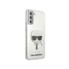 Чохол Karl Lagerfeld Ikonik Karl and Choupette для Samsung Galaxy S21 G991 Transparent (KLHCS21SKTR)