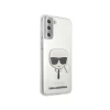 Чехол Karl Lagerfeld Ikonik Karl and Choupette для Samsung Galaxy S21 G991 Transparent (KLHCS21SKTR)