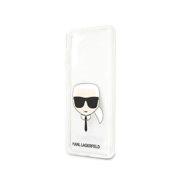 Чехол Karl Lagerfeld Ikonik Karl and Choupette для Samsung Galaxy S21 G991 Transparent (KLHCS21SKTR)