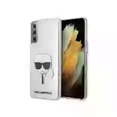 Чехол Karl Lagerfeld Ikonik Karl and Choupette для Samsung Galaxy S21 G991 Transparent (KLHCS21SKTR)